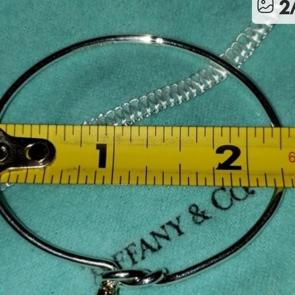 Tiffany & Co. Silver and Gold Knot Bracelet - Picture 2 of 4